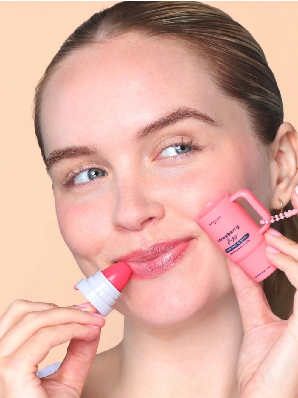 Spalife Lip Sips Hydrating Lip Balm Set - Strawberry, Cherry, Blueberry - Picture 2 of 7